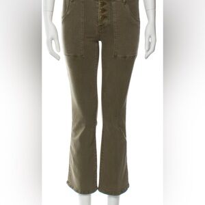Frame Le crop mini olive jeans size 25